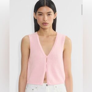 Wilfred Pink Knit Sleeveless Top